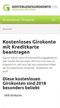 Mobile Screenshot of kostenlosesgirokonto.org