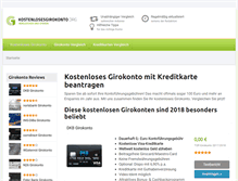 Tablet Screenshot of kostenlosesgirokonto.org
